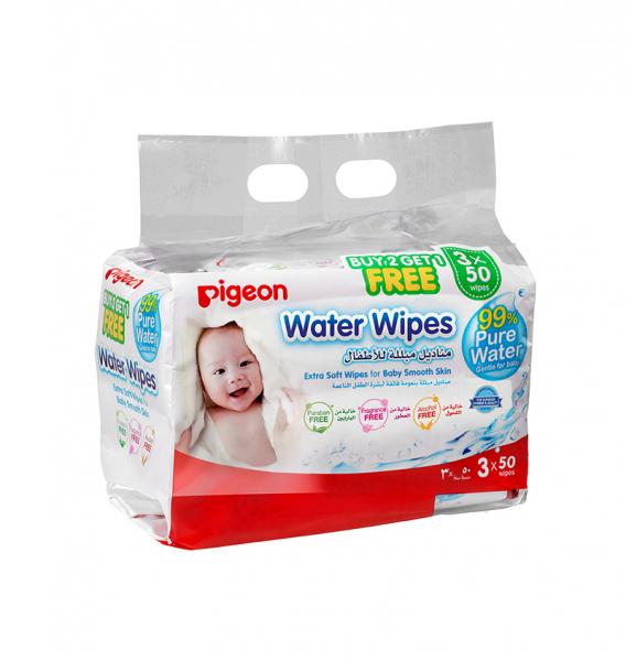 Pigeon Baby Wipes 3+1 | '78012 | Baby Care | Baby Care |Image 1