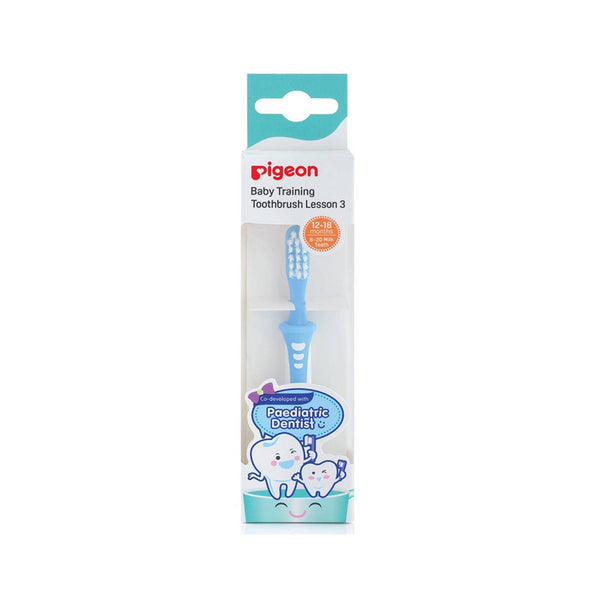 Pigeon Blue Training Tooth Brush - Lesson 3 | '78340 | Baby Care | Baby Care |Image 1