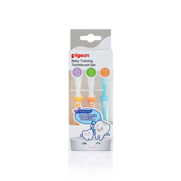 Pigeon Training Toothbrush Lesson-1 2 3 Set | '78343 | Baby Care | Baby Care |Image 1