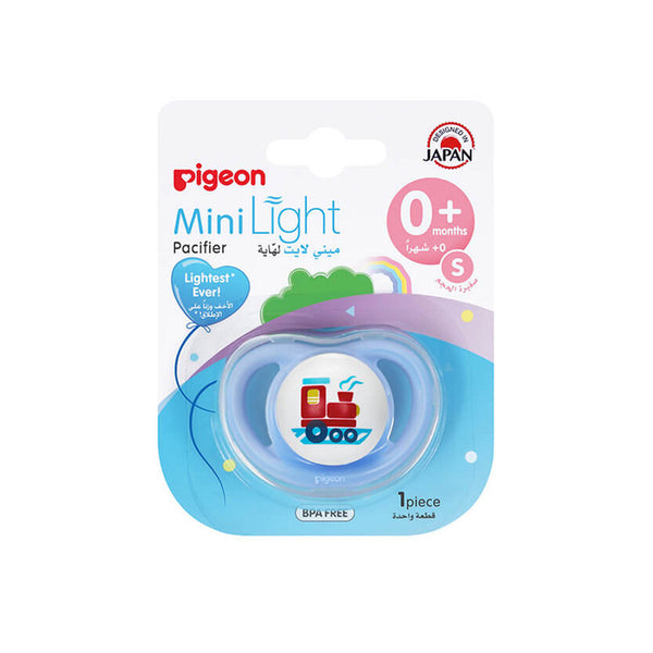 Pigeon Minilight Pacifier - Boy Train | '78457 | Baby Care | Baby Care |Image 1