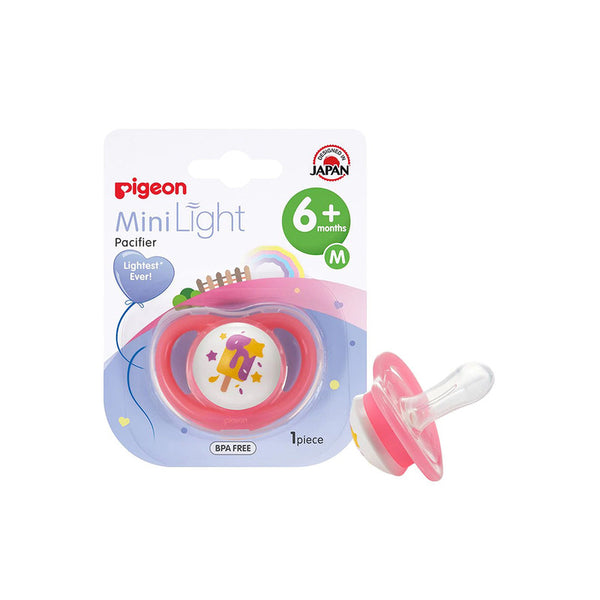 Pigeon Minilight Pacifier Single (L) Girl Ice Cream | '78464 | Baby Care | Baby Care |Image 1