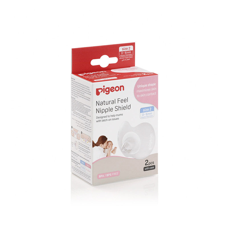 Pigeon Natural Feel Nipple Shield Size 2 (M)