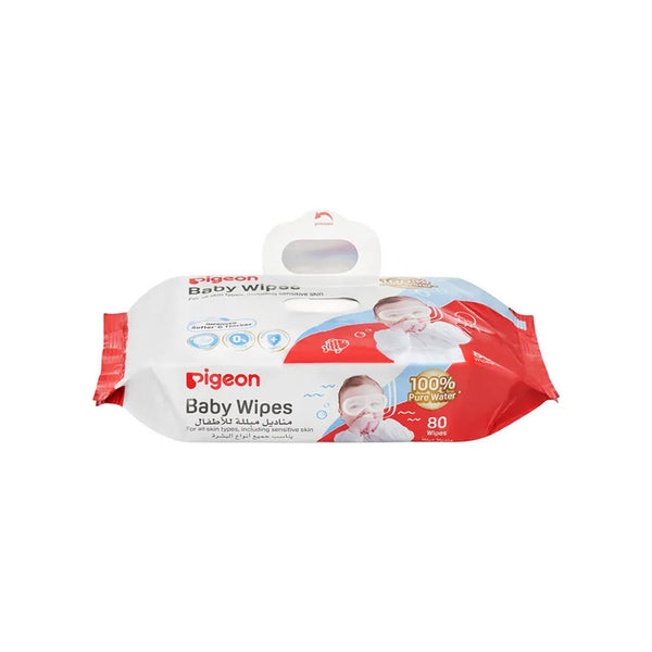 Pigeon Fliptop Baby Water Wipes 80 Sheets | '79499 | Baby Care | Baby Care |Image 1