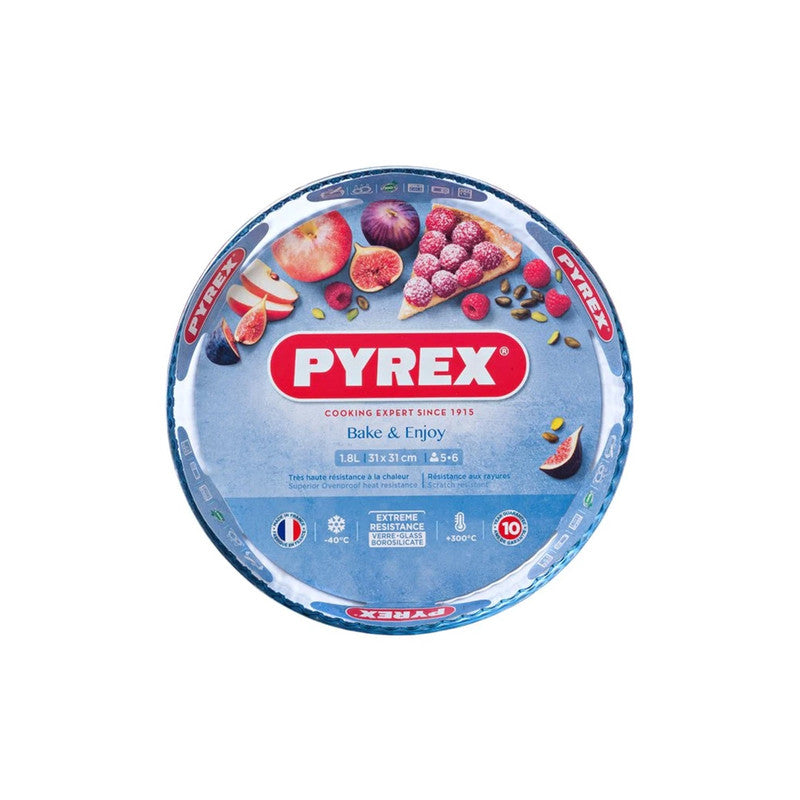 Pyrex 31 Cm Bake & Enjoy Flan Dish Pyrex 31 Cm Bake & Enjoy Flan Dish