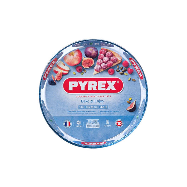 Pyrex 31 Cm Bake & Enjoy Flan Dish | 814B000 | Cooking & Dining, Glassware |Image 1