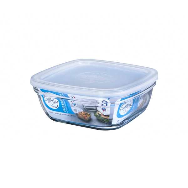 Duralex Freshbox Square 6 3/4" W/ Frosted Lid | 9029AM06A1111 | Cooking & Dining | Containers & Bottles, Cooking & Dining |Image 1