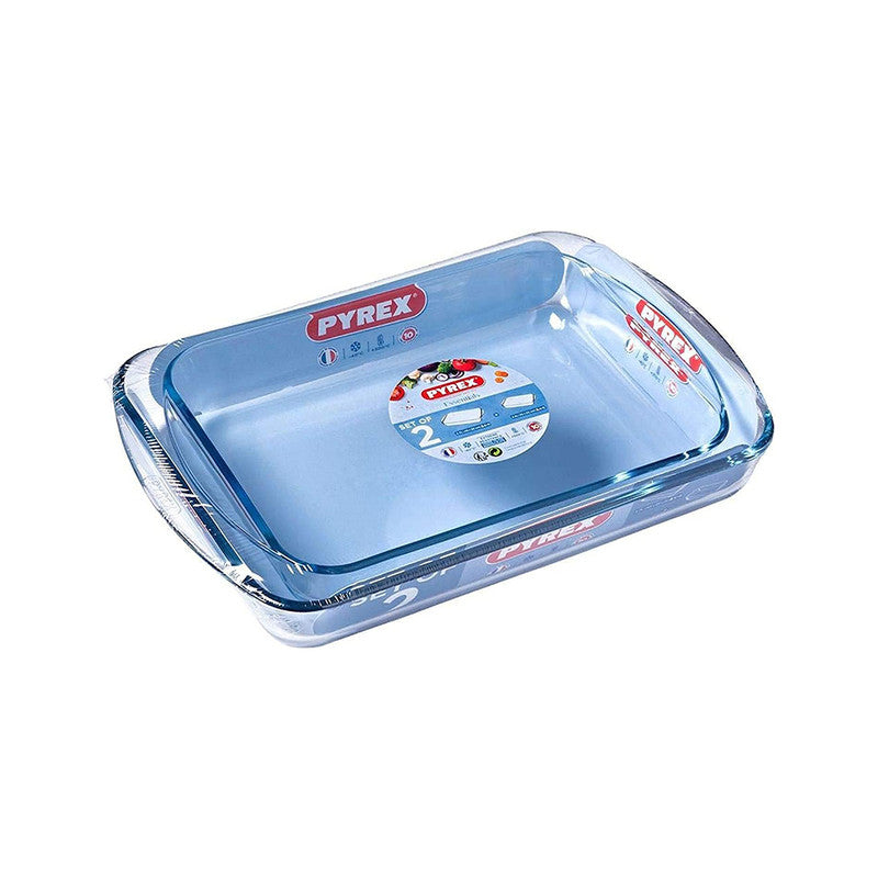 Pyrex Rectangular Roaster 2 Pieces Set | 912S799 | Cooking & Dining, Glassware |Image 1