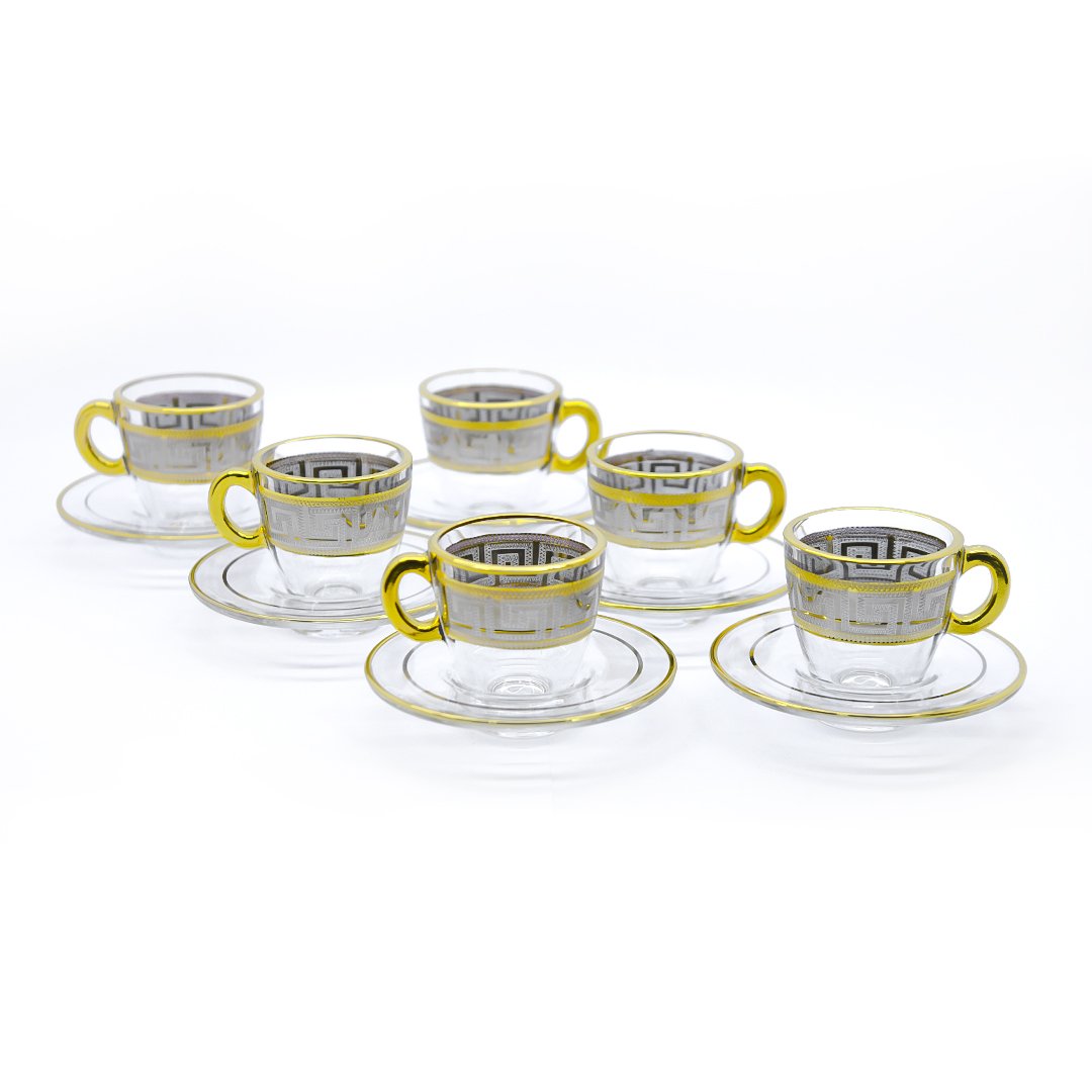 6 Pcs Turkish Coffee Set | 95756-BRD2 | Cooking & Dining | Coffee Cup, Cooking & Dining, Glassware |Image 1