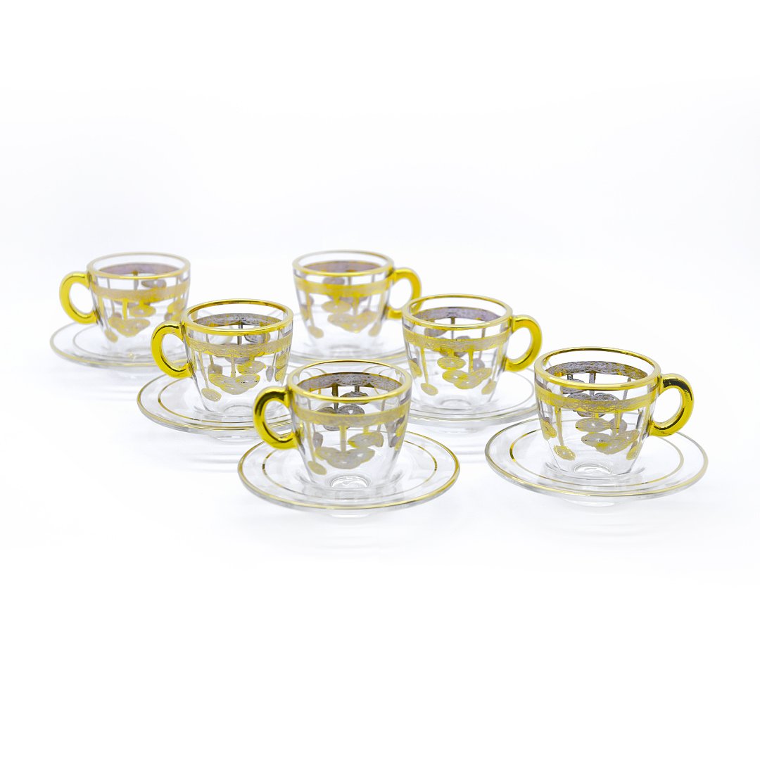 6 Pcs Turkish Coffee Set | 95756-ITL4 | Cooking & Dining | Coffee Cup, Cooking & Dining, Glassware |Image 1