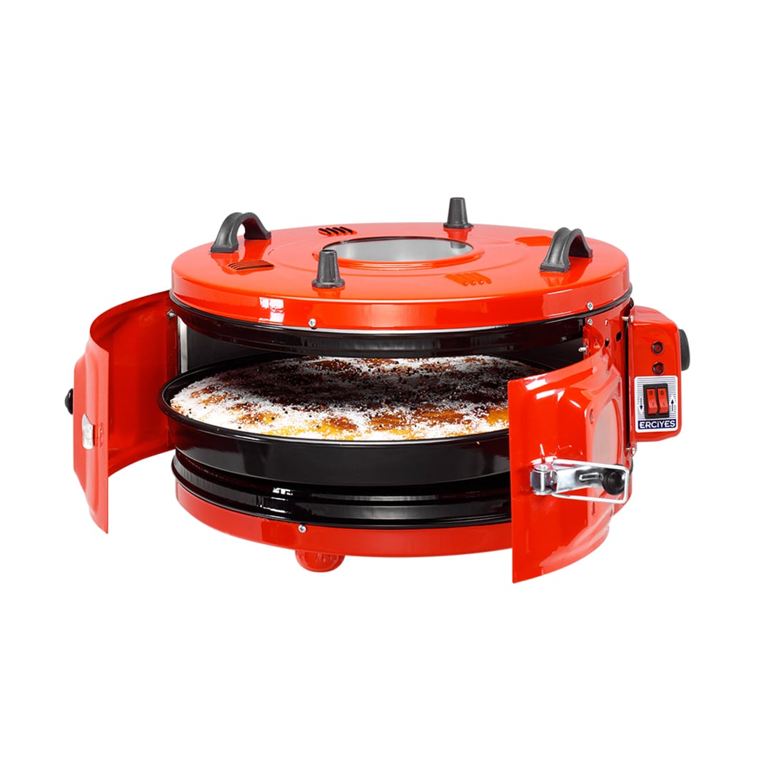Erciyes Electric Round Oven With Thermostat Red Color 45 Liter A501 | A501 | Home Appliances | Digital Oven, Home Appliances, Microwaves, Small Appliances |Image 1