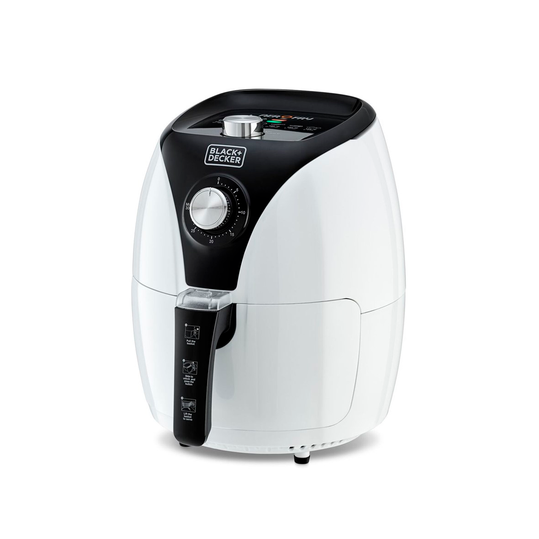 Black+Decker 3.5 Liters Manual Control Air Fryer | AF220-B5 | Home Appliances | Air Fryers, Home Appliances, Small Appliances |Image 1