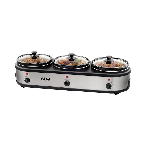 ALM 3 Pot Slow Cooker And Buffet Server
