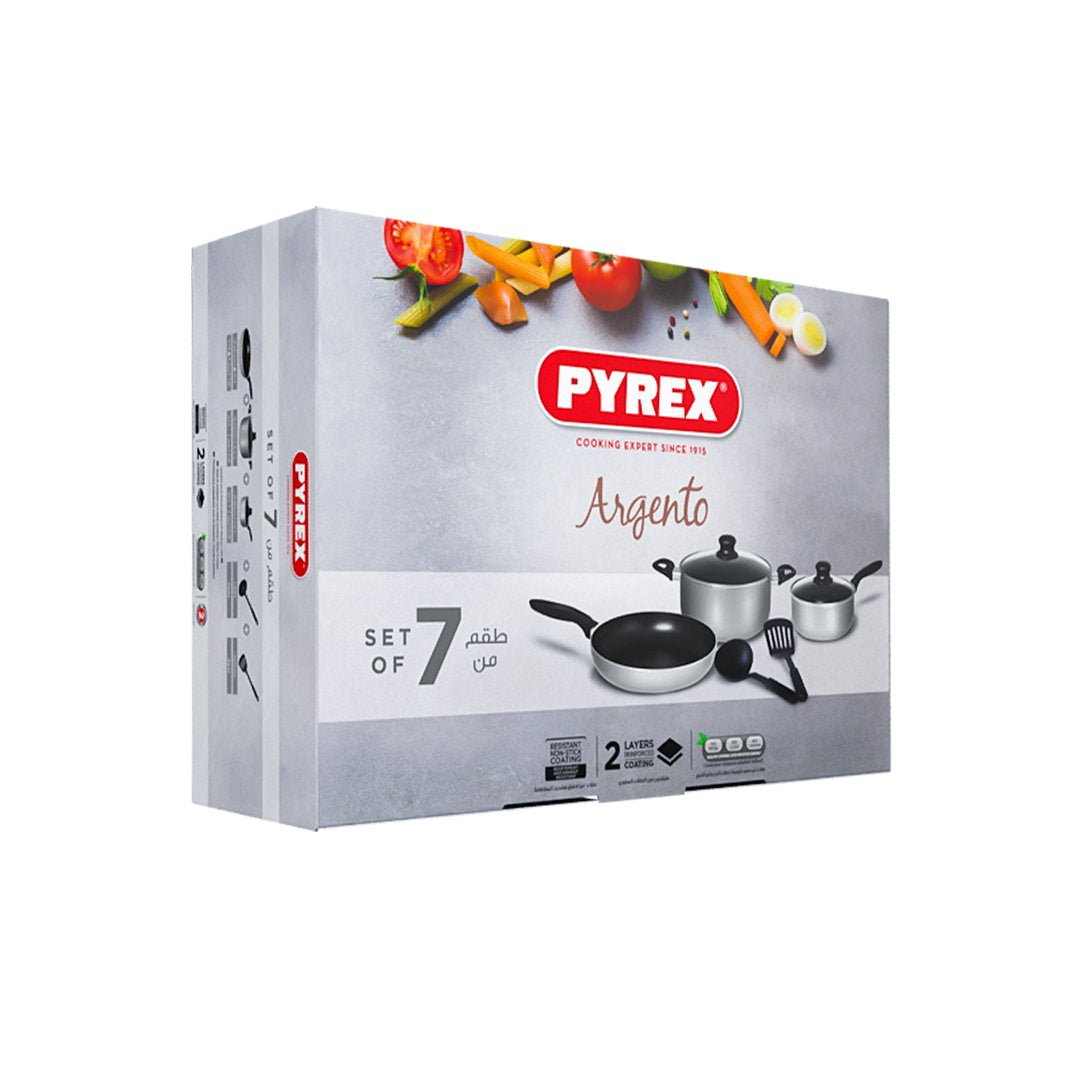 Pyrex Argento 7Pc Cookware Set Ars04M9 | ARS04M9 | Cooking & Dining, Cookware sets |Image 1