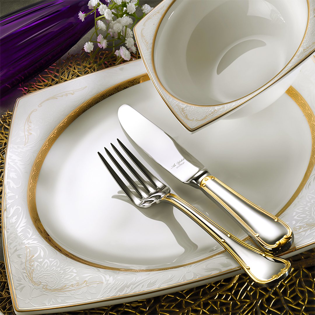 Alrildz - Royal Queen Porcelain 83 Pieces Dinner Set 31017 Ary-16 | ARY-16 | Cooking & Dining, Dinnerware Sets |Image 1