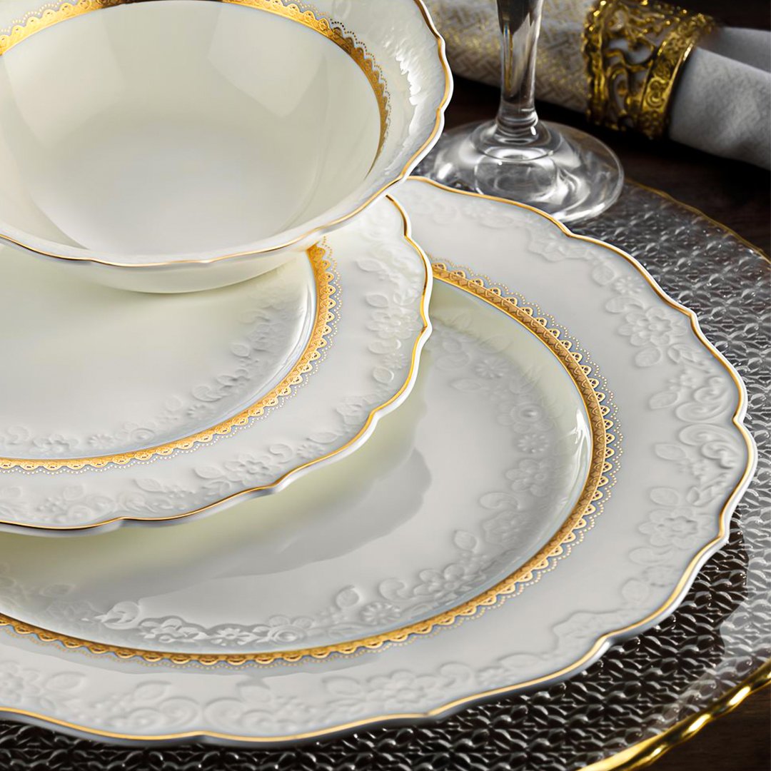 Royal Queen Porcelain 83Pcs Dinner Set 60013 | ARY-18 | Cooking & Dining, Dinnerware Sets |Image 1