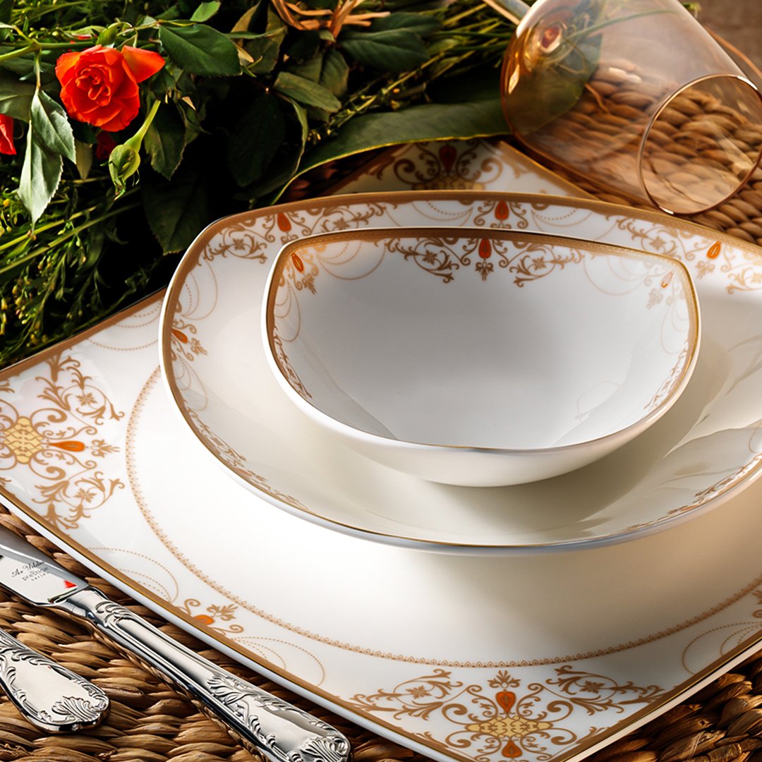 Royal Queen Porcelain 83Pcs Dinner Set 30054 | ARY-27 | Cooking & Dining, Dinnerware Sets |Image 1