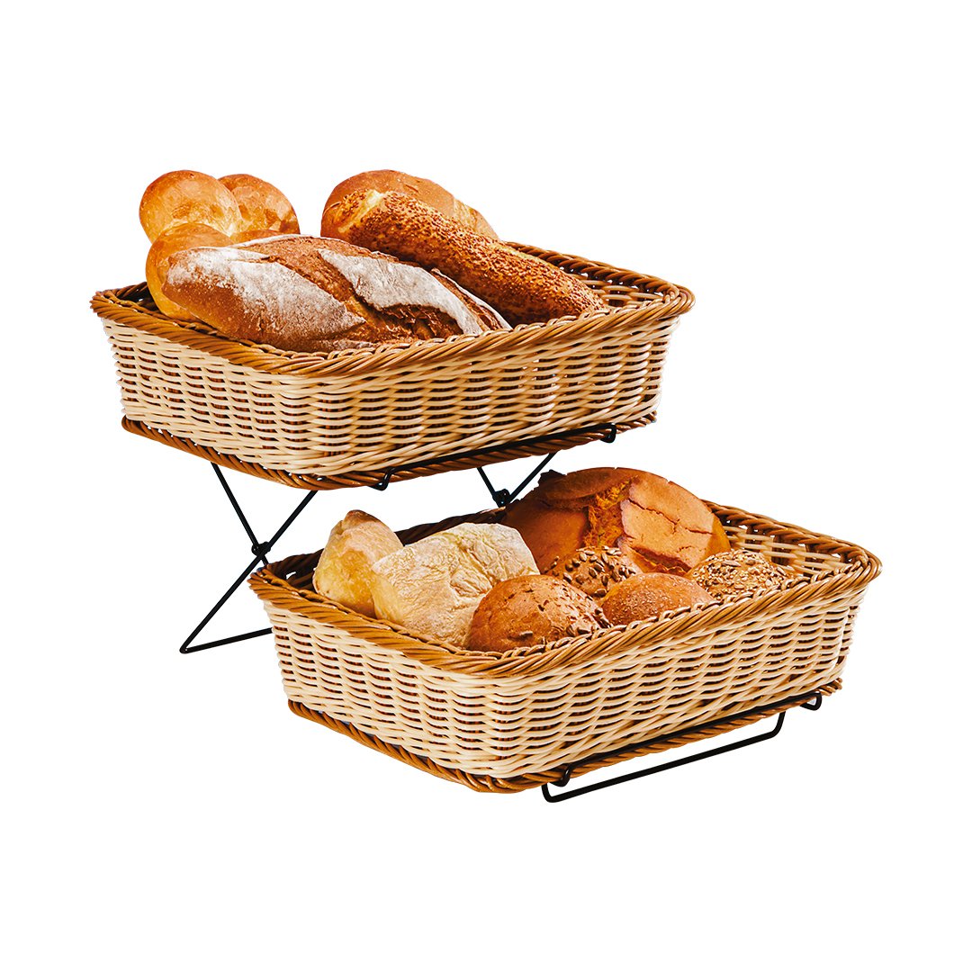 2 Layer Bread Basket | B-RE-3009-130 | Cooking & Dining | Containers & Bottles, Cooking & Dining |Image 1