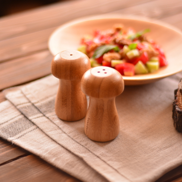 Bambum Fungo - Salt And Pepper Shaker | B0548 | Cooking & Dining | Containers & Bottles, Cooking & Dining |Image 1
