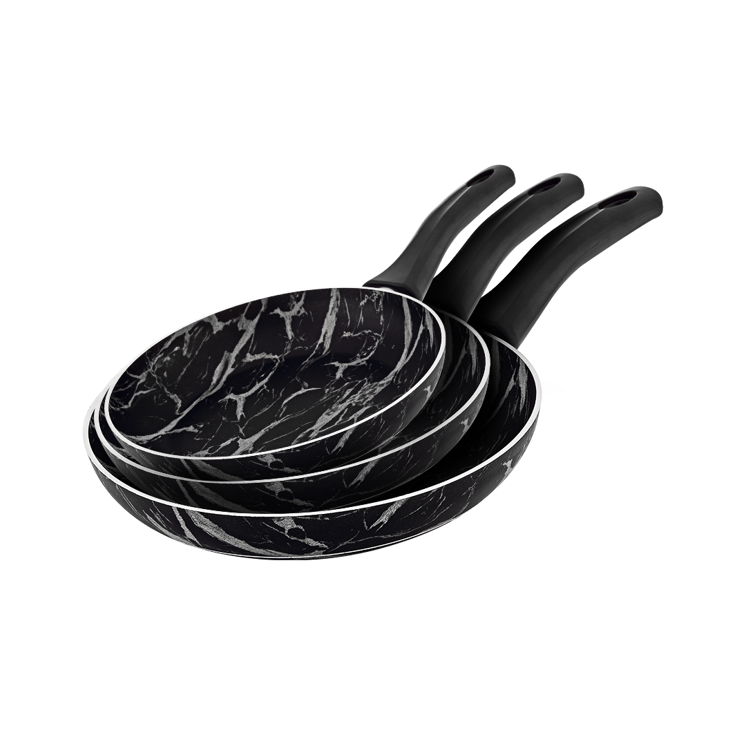 Bonera 3Pc Frypan Set 20-24-28Cm Black Bonera 3Pc Frypan Set 20-24-28Cm Black