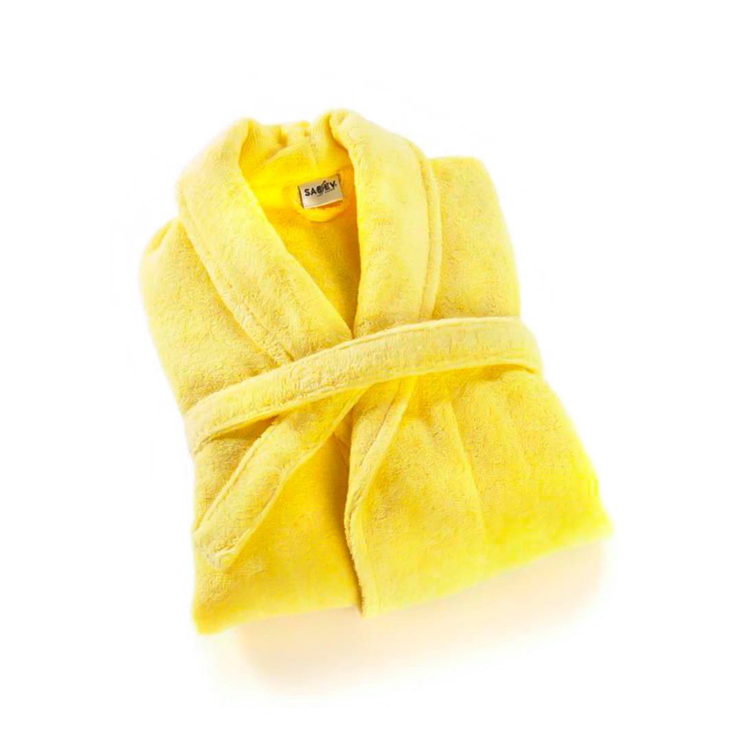 Sarar Bathrobe - Micco Yellow Bathrobe-1 | BATHROBE-1 | Home & Linen | Bathrobes, Home & Linen |Image 1