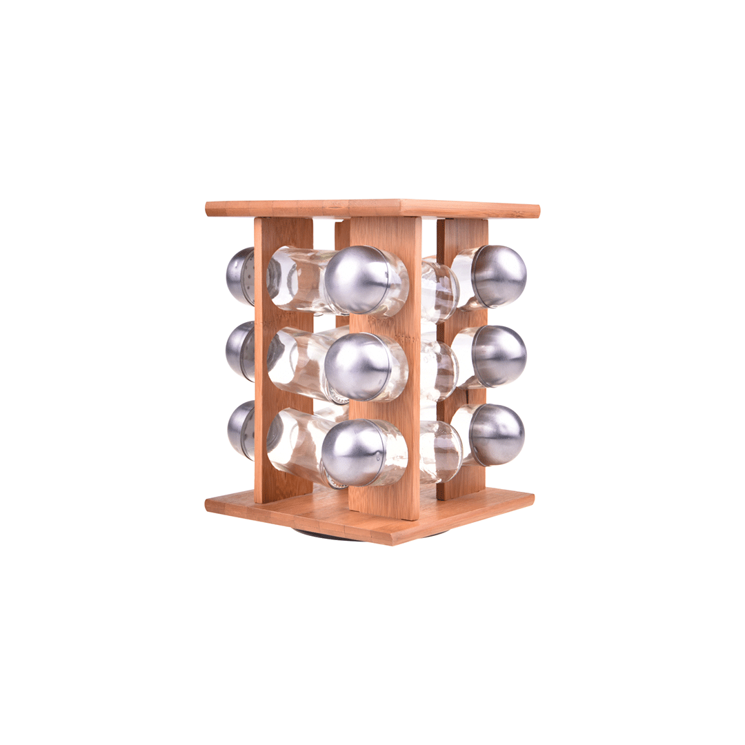 Fontina - Rotating Spice Rack With 12 Bottles   Bbfo01 | BBFO01 | Cooking & Dining | Containers & Bottles, Cooking & Dining |Image 1