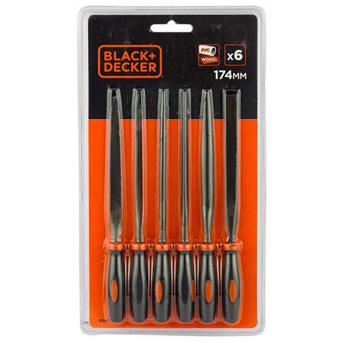 Black+Decker 6 Pcs Needle File Set   Bdht22148 | BDHT22148 | DIY & Hardware, Tools |Image 1