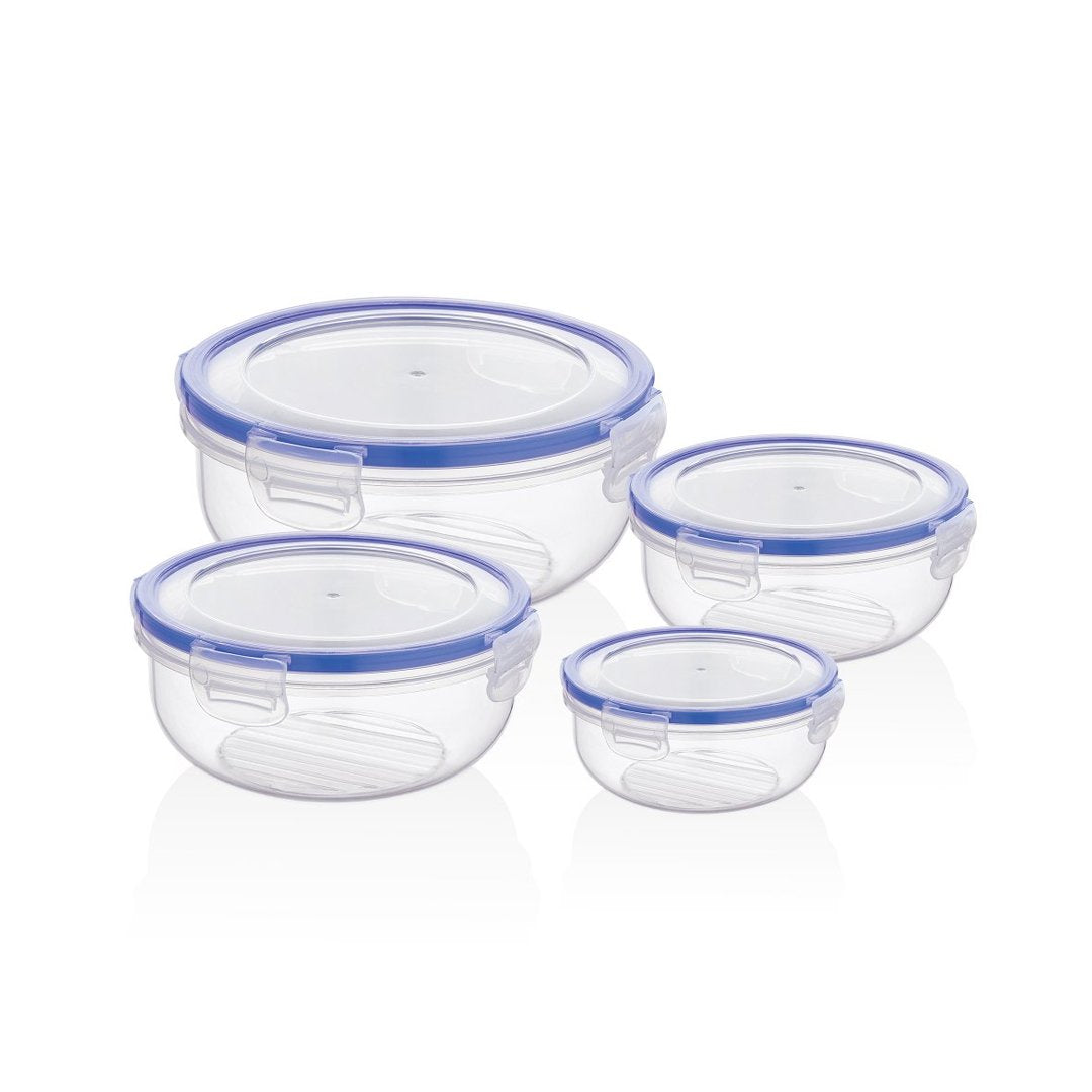 Bager Cook And Lock (4Pcs Set) Round Blue Bg-520 | BG-520 | Cooking & Dining | Containers & Bottles, Cooking & Dining |Image 1