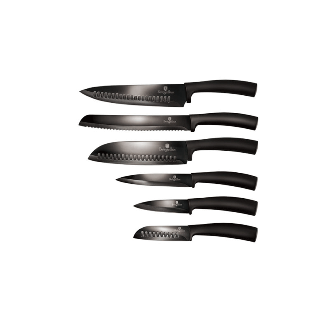 Berlingerhaus 6Pc Knife Set Black    Bh-2478 | BH/2478 | Cooking & Dining, Knives & Chopping Boards |Image 1