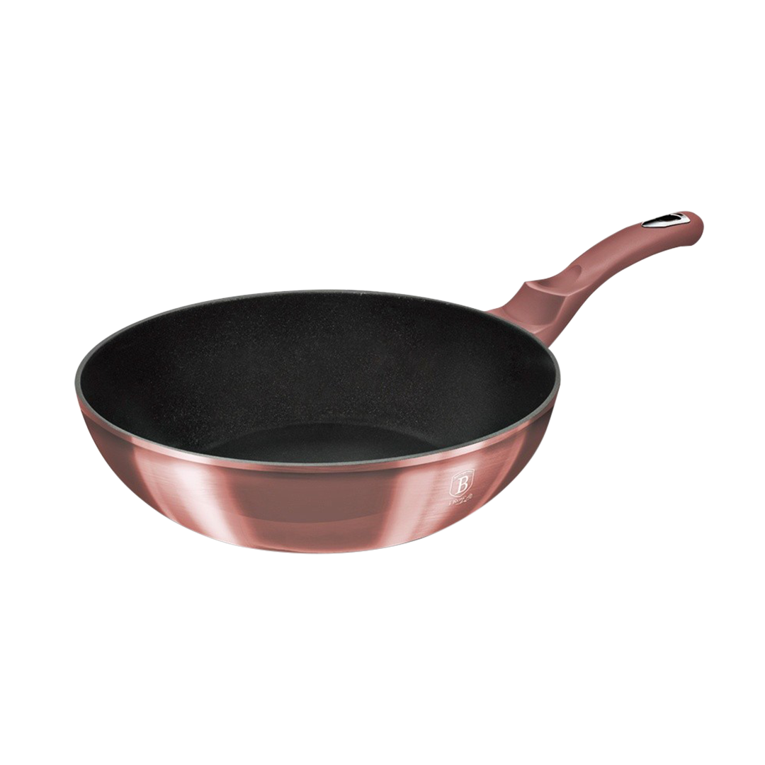 Berlingerhaus Wok 28Cm I-Rose   Bh-6030 | BH/6030 | Cooking & Dining, Frying Pans & Pots |Image 1