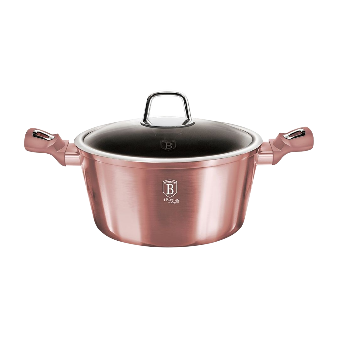 Berlingerhaus Casserole With Lid 28Cm I-Rose   Bh-6036 | BH/6036 | Cooking & Dining, Frying Pans & Pots |Image 1