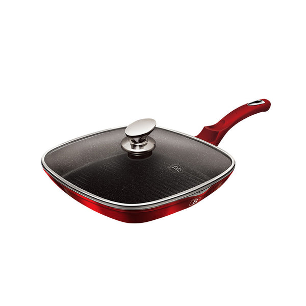 Berlingerhaus 28 Cm Grill Pan With Lid | BH/1613N | Cooking & Dining, Frying Pans & Pots |Image 1