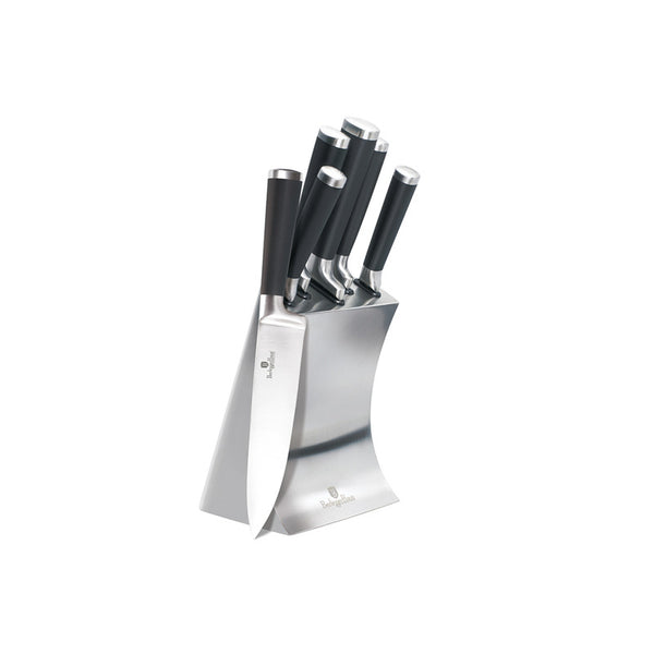 Berlingerhaus 6 Pieces Knife Set With Stainless Steel Stand | BH/2426 | Cooking & Dining, Knives & Chopping Boards |Image 1