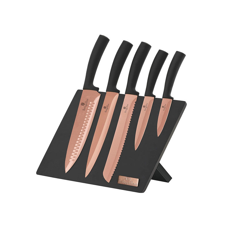 Berlingerhaus 6 Pieces Knife Set With Magnetic Stand | BH/2609 | Cooking & Dining, Knives & Chopping Boards |Image 1