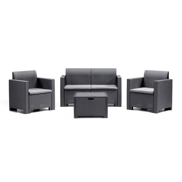 Bica Set Nebraska 2 Anthracite - Bica-679 | BICA-679 | Outdoor | Outdoor, Outdoor Furniture |Image 1