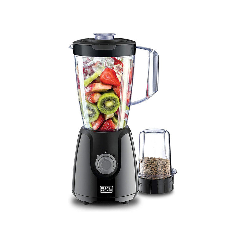Black+Decker 400 Watts Blender With Mill And Extra Jar | BX4130-B5 | Home Appliances | Blenders, Home Appliances, Small Appliances |Image 1