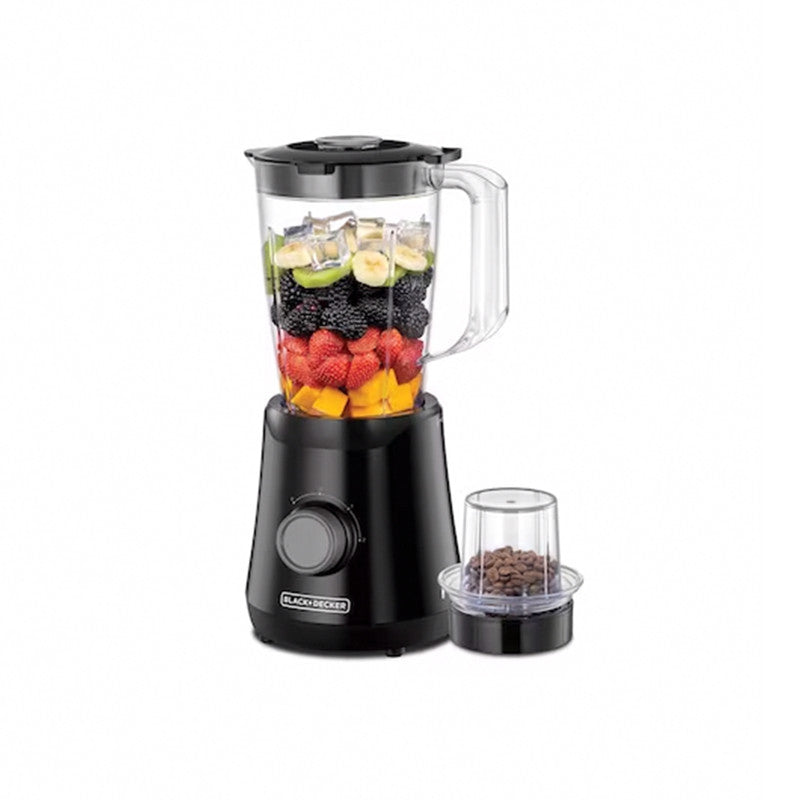 Black+Decker 500 Watts 1.5 Liters Blender With Grinding Mill | BX530-B5 | Home Appliances | Blenders, Home Appliances, Small Appliances |Image 1
