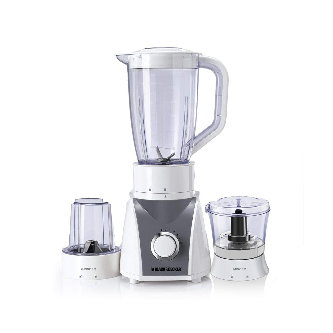 Black+Decker Blender With Grinder & Mincer  Mill 500 Watts Bx580-B5 | BX580-B5 | Home Appliances | Blender With Grinder, Blenders, Home Appliances, Meat Mincers, Small Appliances |Image 1