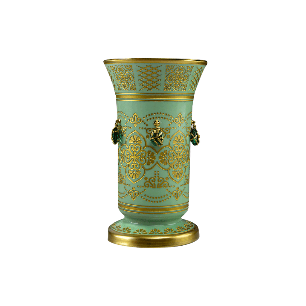 BYBLOS DECORATED INCENSE BURNER WITH COVER     BY-18462