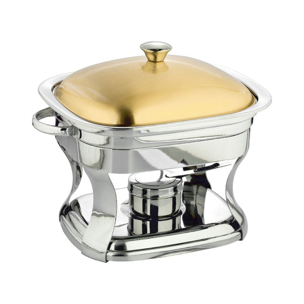 Oblong Chafing Dish Gold (65X53X40)Cm 10Ltr Cdo-7869G | CDO-7869G | Cooking & Dining, Serveware |Image 1