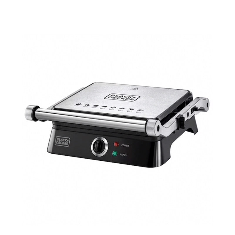 Black+Decker 1400 Watts Contact Grill | CG1400-B5 | Home Appliances | Grills & Toasters, Home Appliances, Small Appliances |Image 1