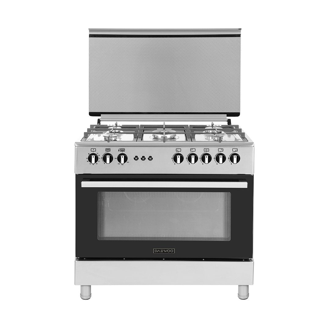 Daewoo 5 Burner Gas Cooker | DGC-S960NSE | Home Appliances | Cookers, Gas Cooker, Home Appliances, Major Appliances |Image 1