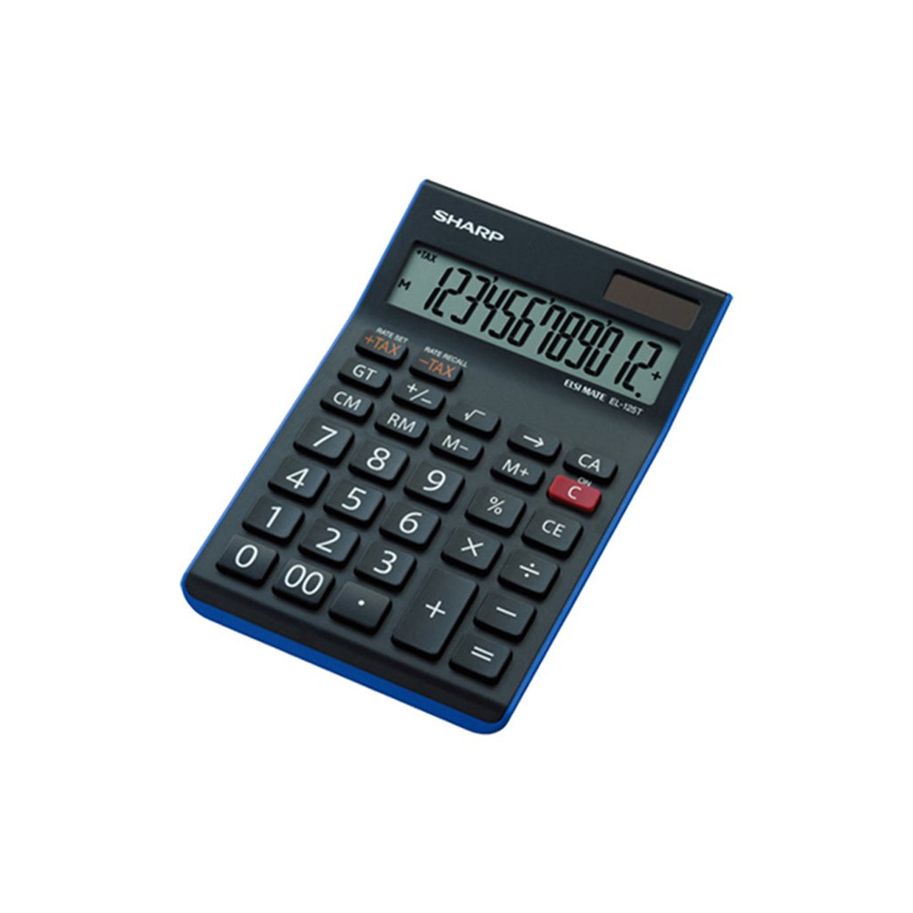 Sharp Desktop Calculator EL-125T-BL
