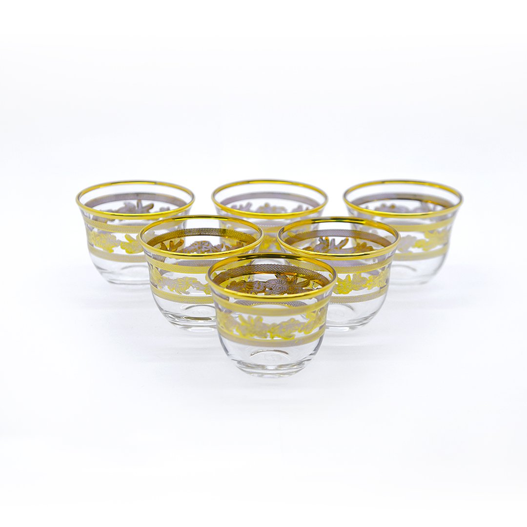 Enes Cam Coffee Set W/B | ES-CM7 | Cooking & Dining | Coffee Cup, Cooking & Dining, Glassware |Image 1