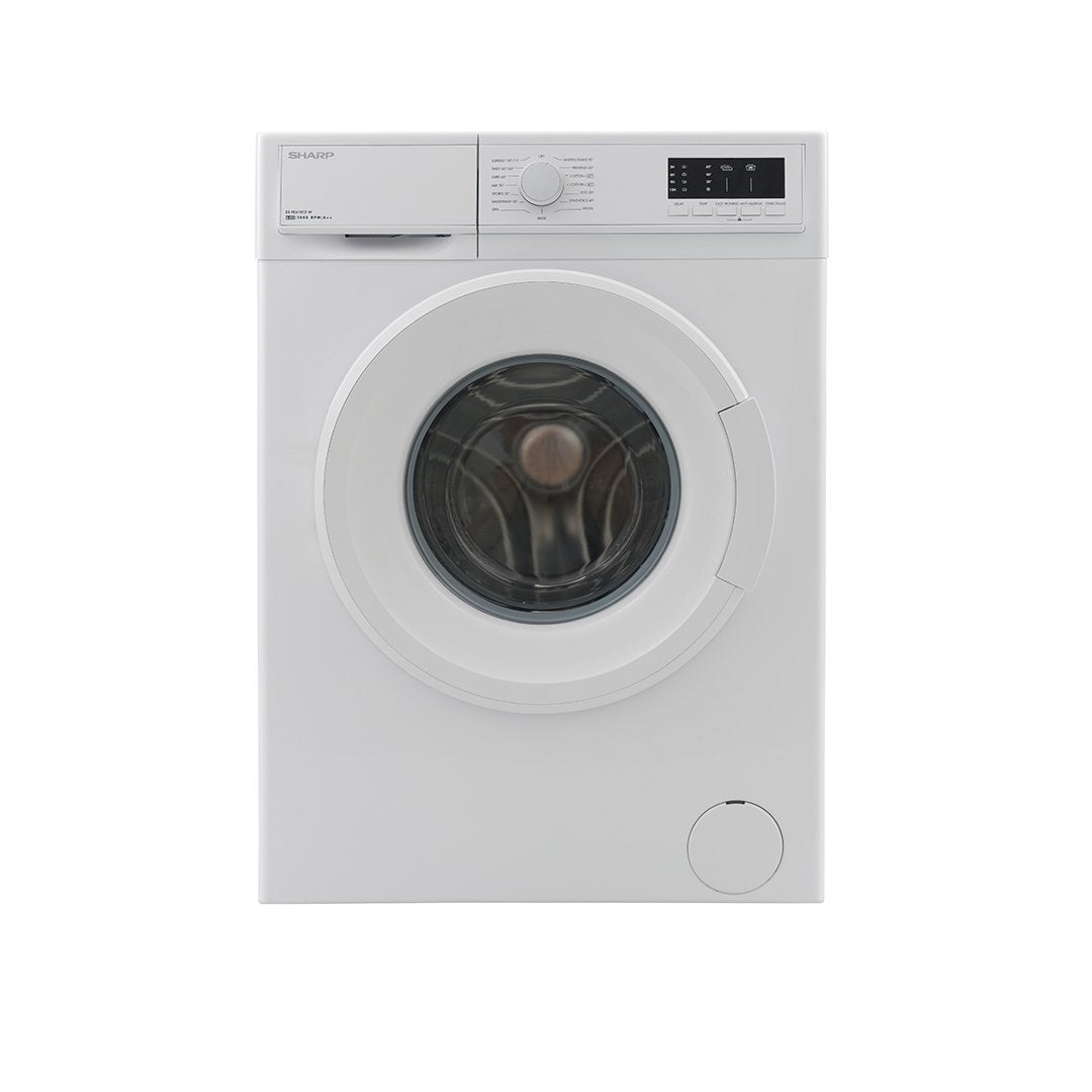 Sharp 6 Kg Front Load Washing Machine | ES-FE610CZ-W | Home Appliances | Front Load, Home Appliances, Major Appliances, Washing Machines |Image 1