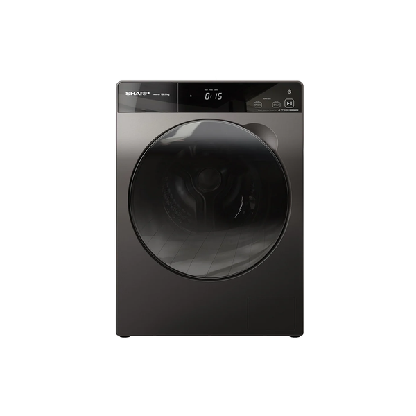 Sharp 12.5 Kg Front Load Washing Machine | ES-FP1252KJZ-S | Home Appliances | Front Load, Home Appliances, Major Appliances, Washing Machines |Image 1