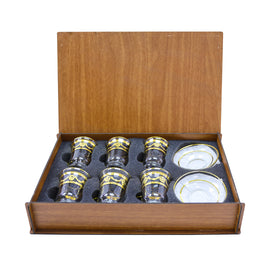 ENES CAM TEA SET W/B ES-TS18