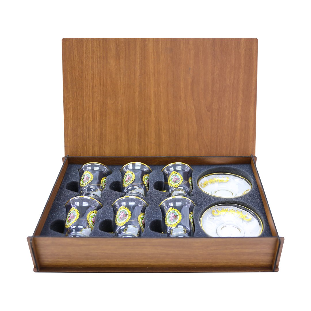 Tes Set Wooden Box Es54201-Brd1 | ES54201-BRD1 | Cooking & Dining, Glassware, Tea Cup |Image 1