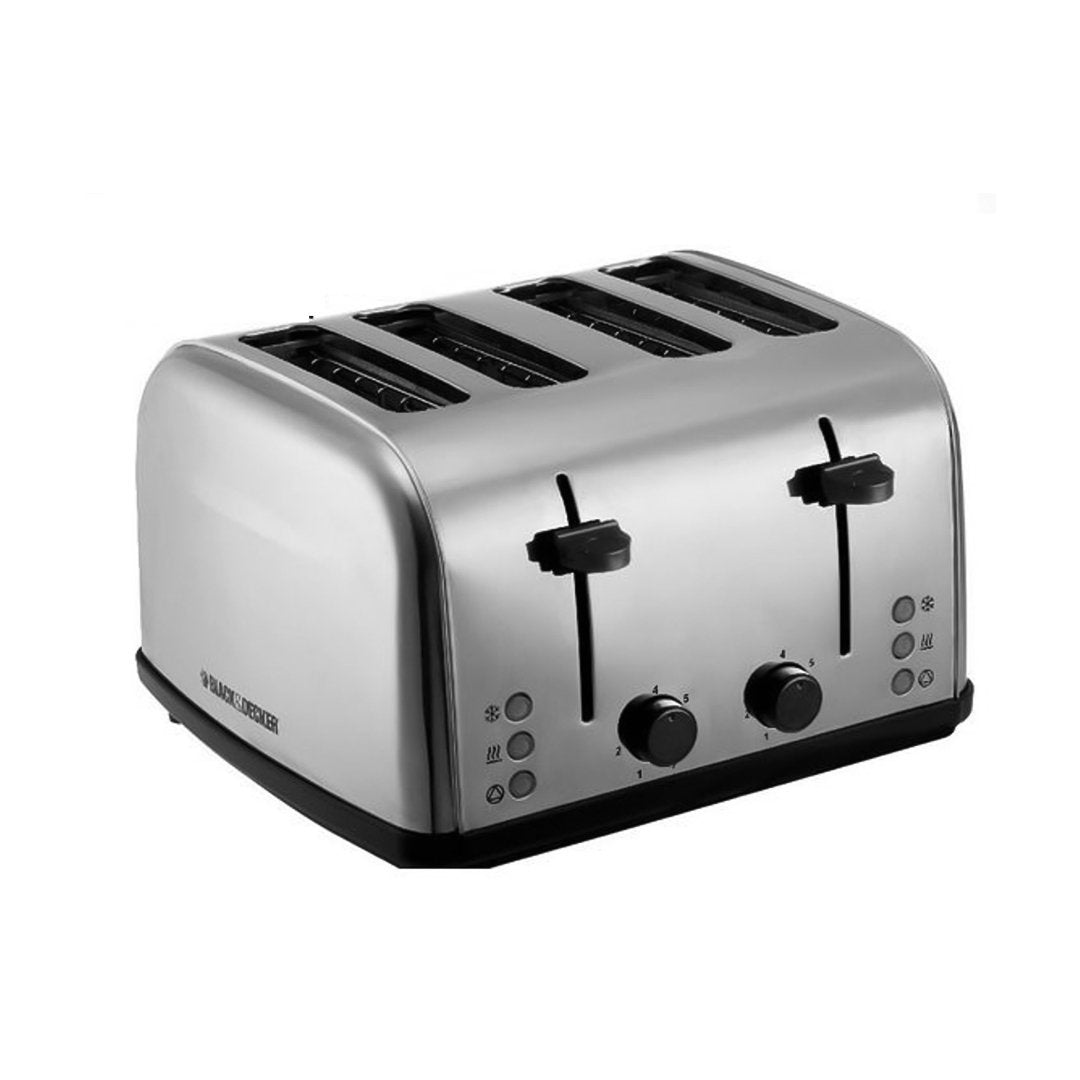 Black+Decker 4 Slice Toaster | ET304-B5 | Home Appliances | Grills & Toasters, Home Appliances, Small Appliances |Image 1