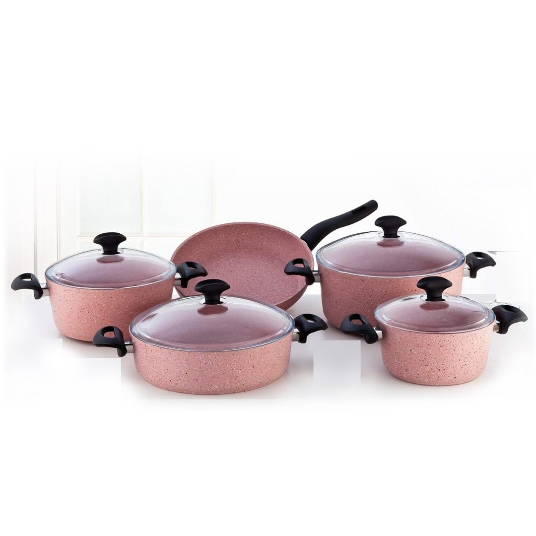 Falez 9Pcs Set - Premium Series (Purple And Pink) F16665 | F16665 | Cooking & Dining, Cookware sets |Image 1