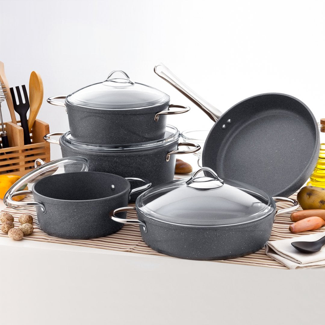 Falez 9Pcs Set Ultima Gray | F32759 | Cooking & Dining, Cookware sets |Image 1